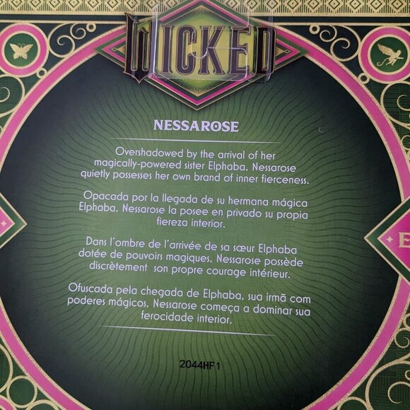 Collectible Mattel Wicked Movie Nessarose Fashion Doll - URL Misprint Error - Picture 10 of 16